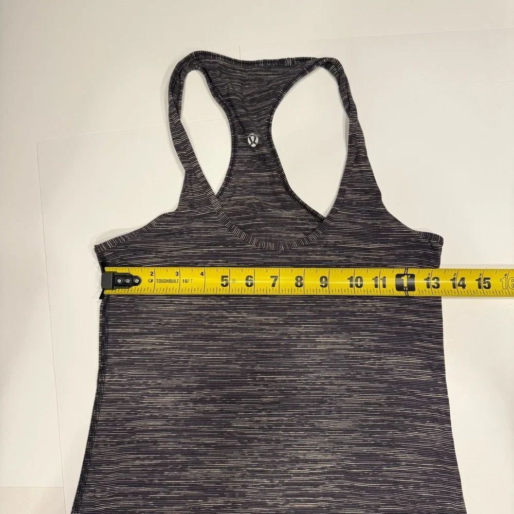 Lululemon Athletica Black charcoal Racerback Tank Top
